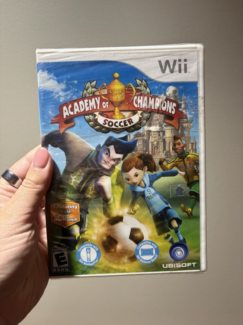 Academy of Champions Soccer Nintendo Wii 2009 Ubisoft NEW SEALED Pelรฉ Mia Hamm